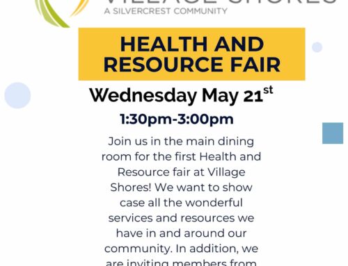 Join our Health and Resource Fair Wednesday May 21!